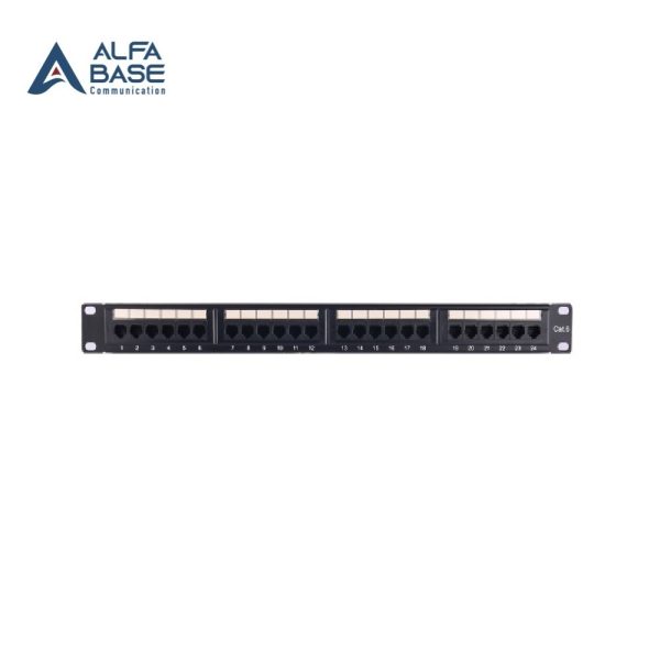 AL4121 CAT6 Patch Panel 24 Port 1U with RJ45 Modular Jack IDC Alfa Base จำหน่ายและนำเข้า