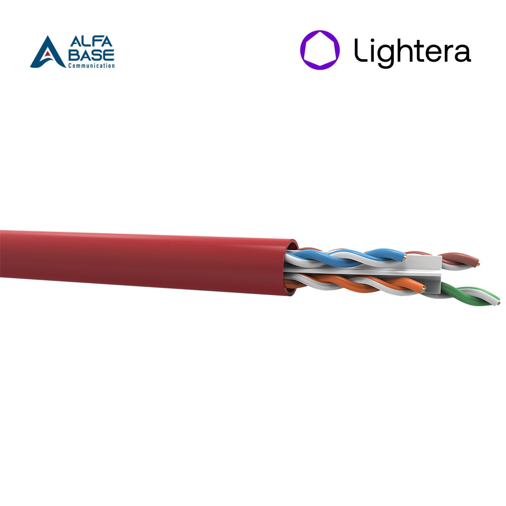 GigaLan-Premium-Cat.6-UUTP-CMR_Lightera Data Cable Gigalan U/UTP CAT6 23AWGx4P CMR - Image 1